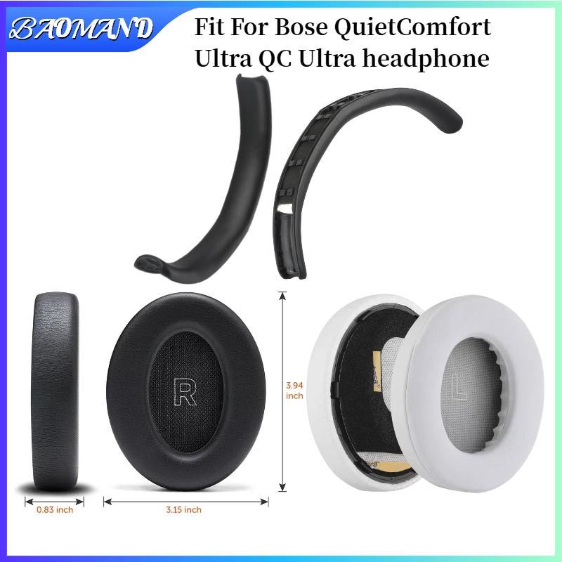 Bose Headphone Qc Ultra - Coussinets d'oreille de remplacement en éponge