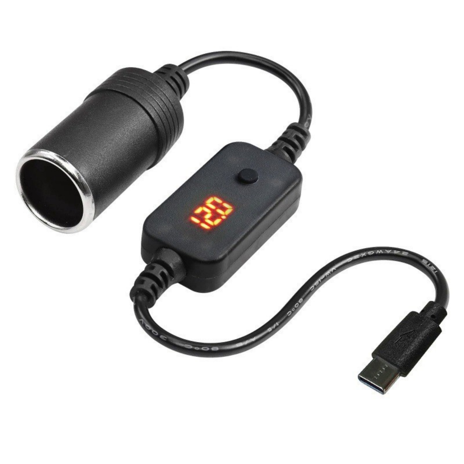 Accessories Experts Vape - Adaptateur allume-cigare USB-C vers allume-cigare de
