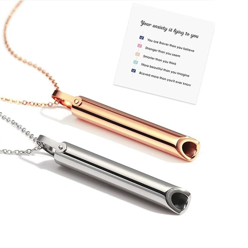 Collier sifflet en acier inoxy - Vaping Goods avis et prix