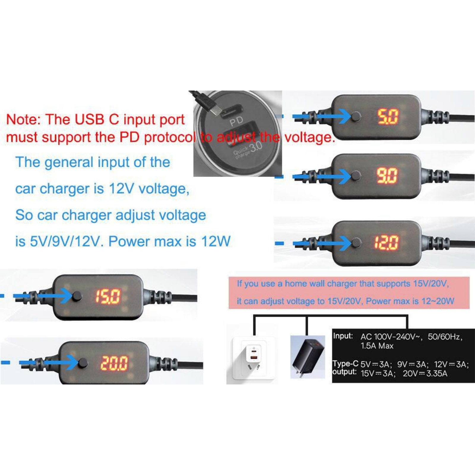 Adaptateur allume-cigare USB-C - Accessories Experts Vape avis et prix
